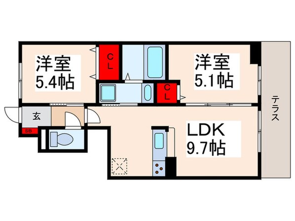 ラウレア瑞江の物件間取画像